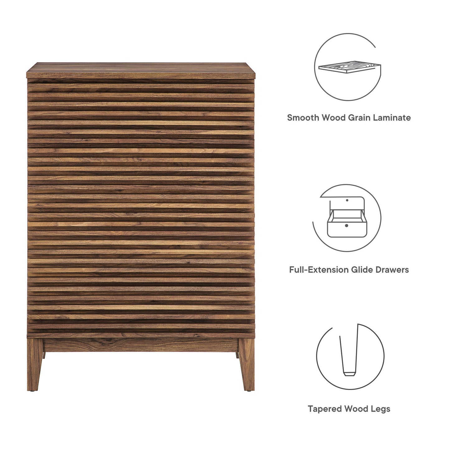 Render 4-Drawer Chest by Modway | Drawers | Modishstore - 7