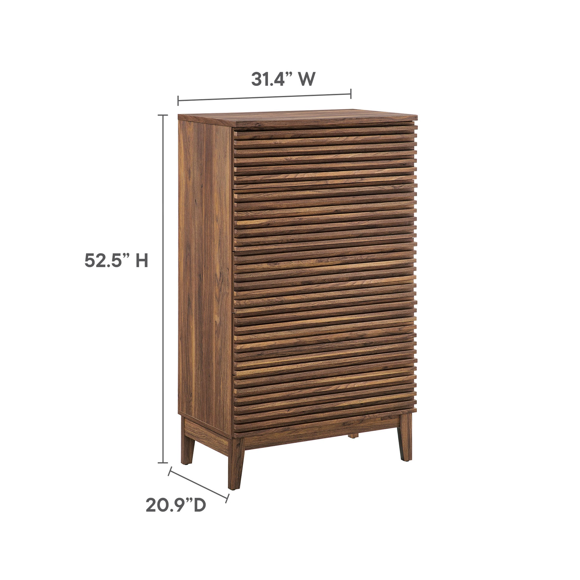 Render 5-Drawer Chest by Modway | Drawers | Modishstore - 8
