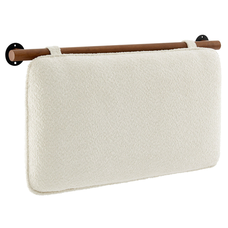 Anela Wall-Mounted Chenille Upholstered Twin Headboard by Modway | Headboards | Modishstore - 9