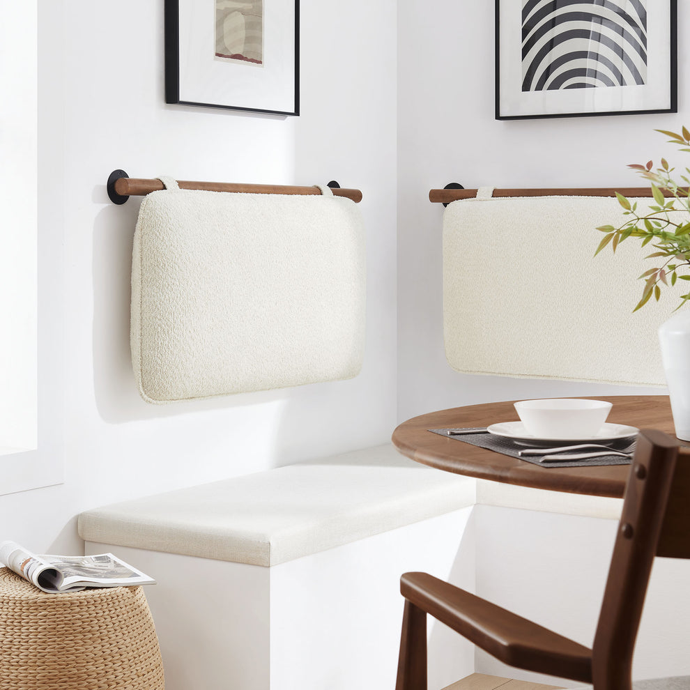 Anela Wall-Mounted Chenille Upholstered Twin Headboard by Modway | Headboards | Modishstore - 12