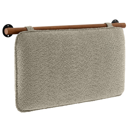 Anela Wall-Mounted Chenille Upholstered Twin Headboard by Modway | Headboards | Modishstore - 17