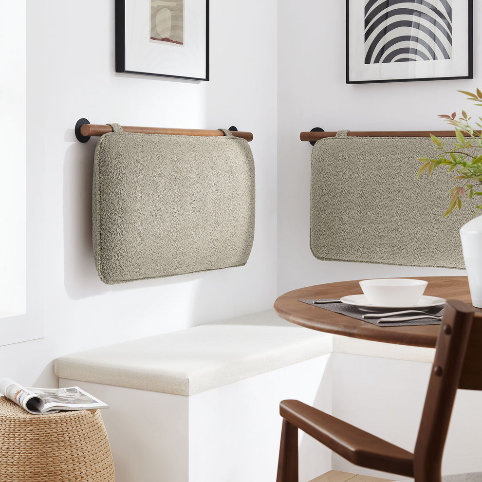 Anela Wall-Mounted Chenille Upholstered Twin Headboard by Modway | Headboards | Modishstore - 20