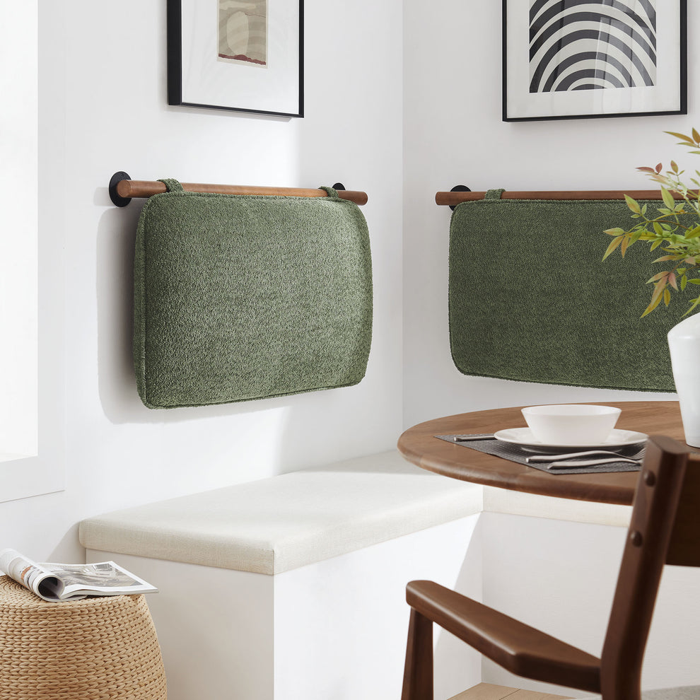 Anela Wall-Mounted Chenille Upholstered Twin Headboard by Modway | Headboards | Modishstore - 28