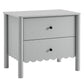 Emmeline Scalloped 2-Drawer Nightstand by Modway | Drawers | Modishstore - 2