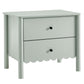 Emmeline Scalloped 2-Drawer Nightstand by Modway | Drawers | Modishstore - 10