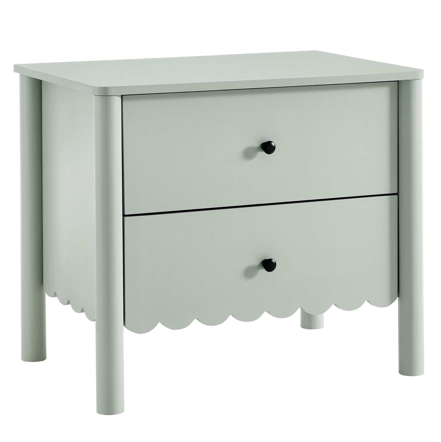 Emmeline Scalloped 2-Drawer Nightstand by Modway | Drawers | Modishstore - 10