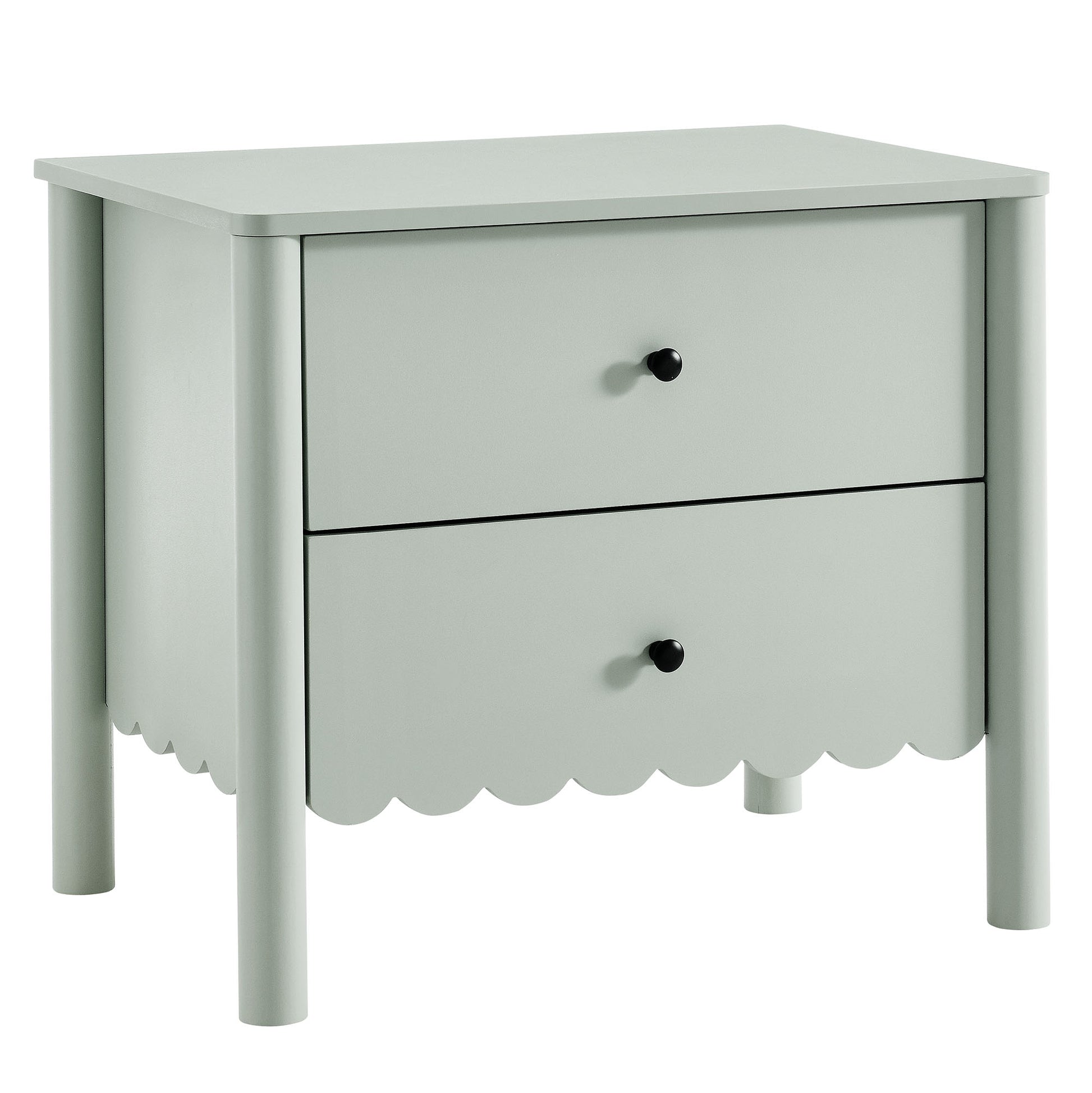 Emmeline Scalloped 2-Drawer Nightstand by Modway | Drawers | Modishstore - 10