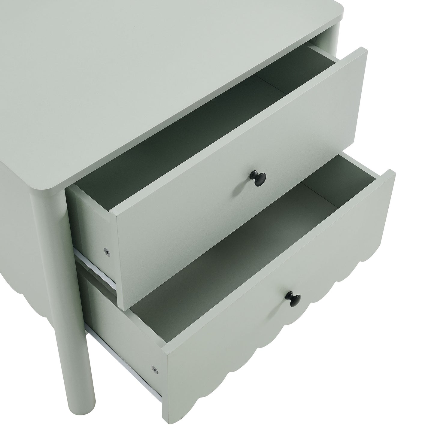Emmeline Scalloped 2-Drawer Nightstand by Modway | Drawers | Modishstore - 13