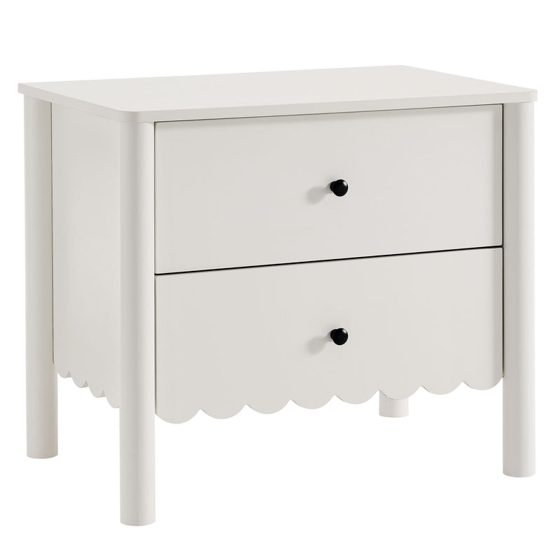 Emmeline Scalloped 2-Drawer Nightstand by Modway | Drawers | Modishstore - 19
