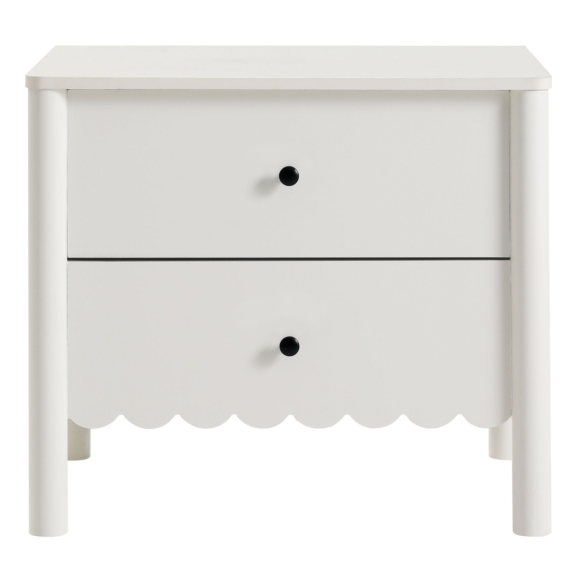 Emmeline Scalloped 2-Drawer Nightstand by Modway | Drawers | Modishstore - 25