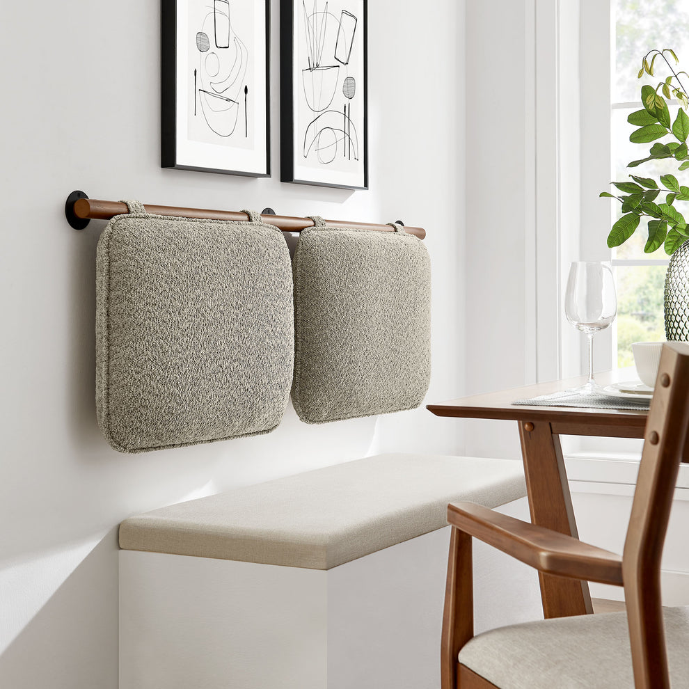 Anela Wall-Mounted Chenille Upholstered Full Headboard by Modway | Headboards | Modishstore - 20