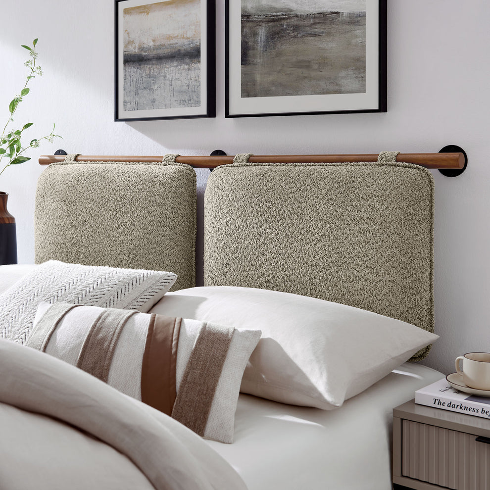 Anela Wall-Mounted Chenille Upholstered Full Headboard by Modway | Headboards | Modishstore - 22