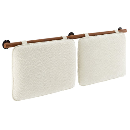 Anela Wall-Mounted Chenille Upholstered Queen Headboard by Modway | Headboards | Modishstore - 9