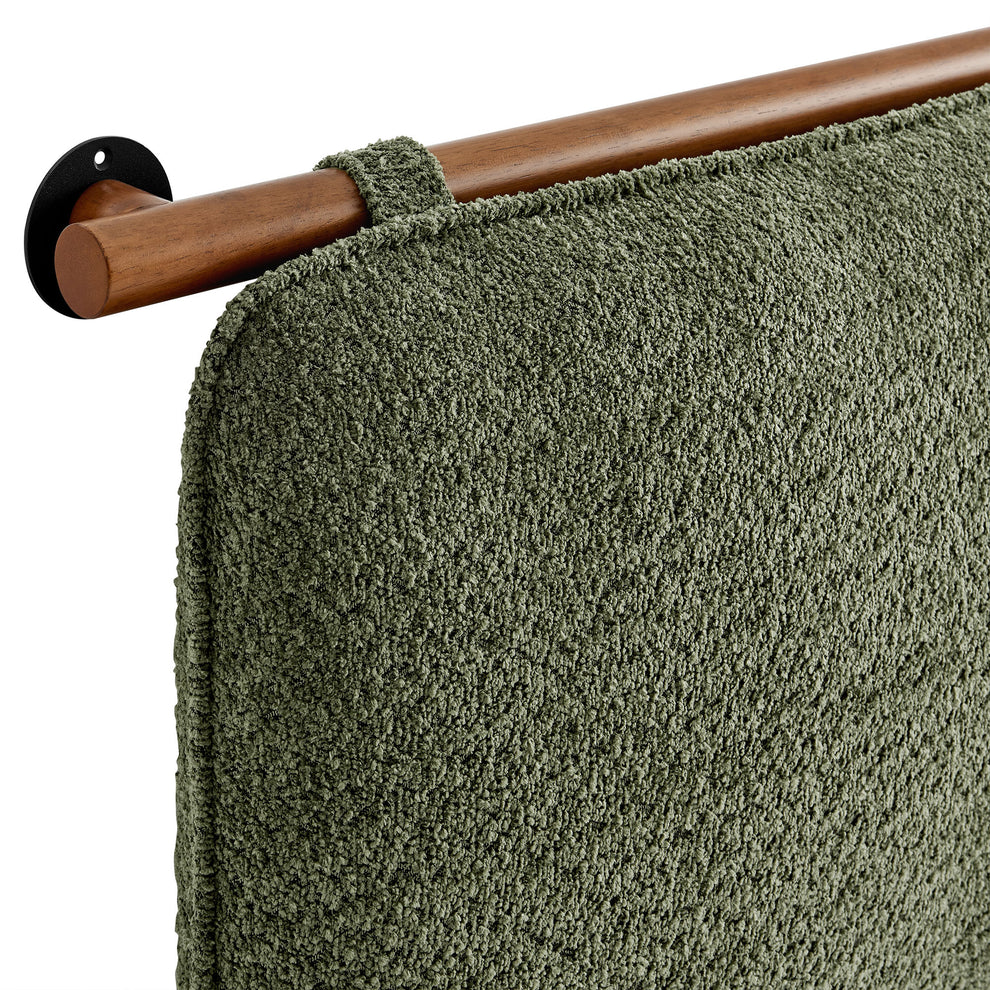 Anela Wall-Mounted Chenille Upholstered Queen Headboard by Modway | Headboards | Modishstore - 27
