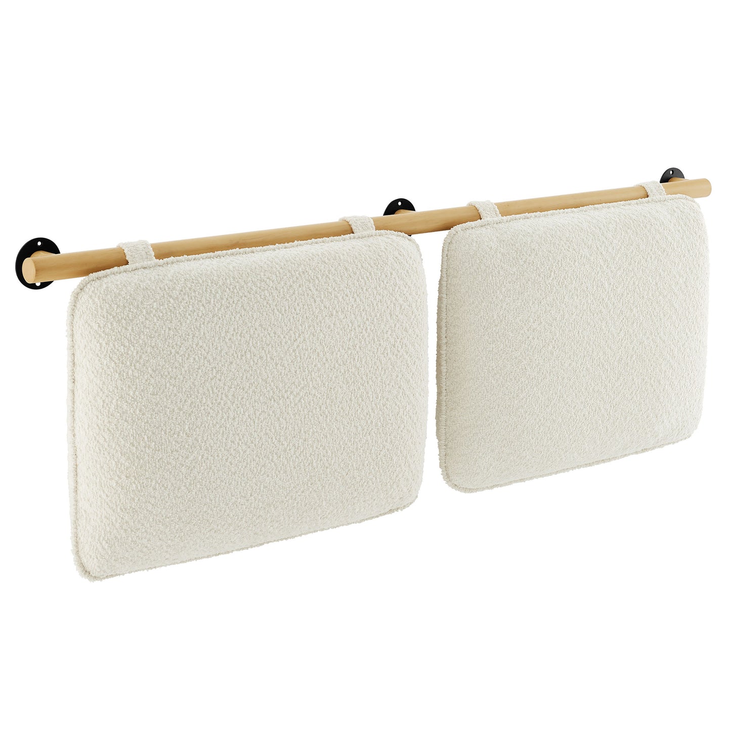 Anela Wall-Mounted Chenille Upholstered King Size Headboard by Modway | Headboards | Modishstore - 2