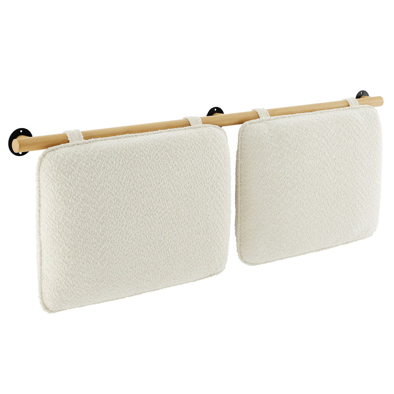 Anela Wall-Mounted Chenille Upholstered King Size Headboard by Modway | Headboards | Modishstore - 2