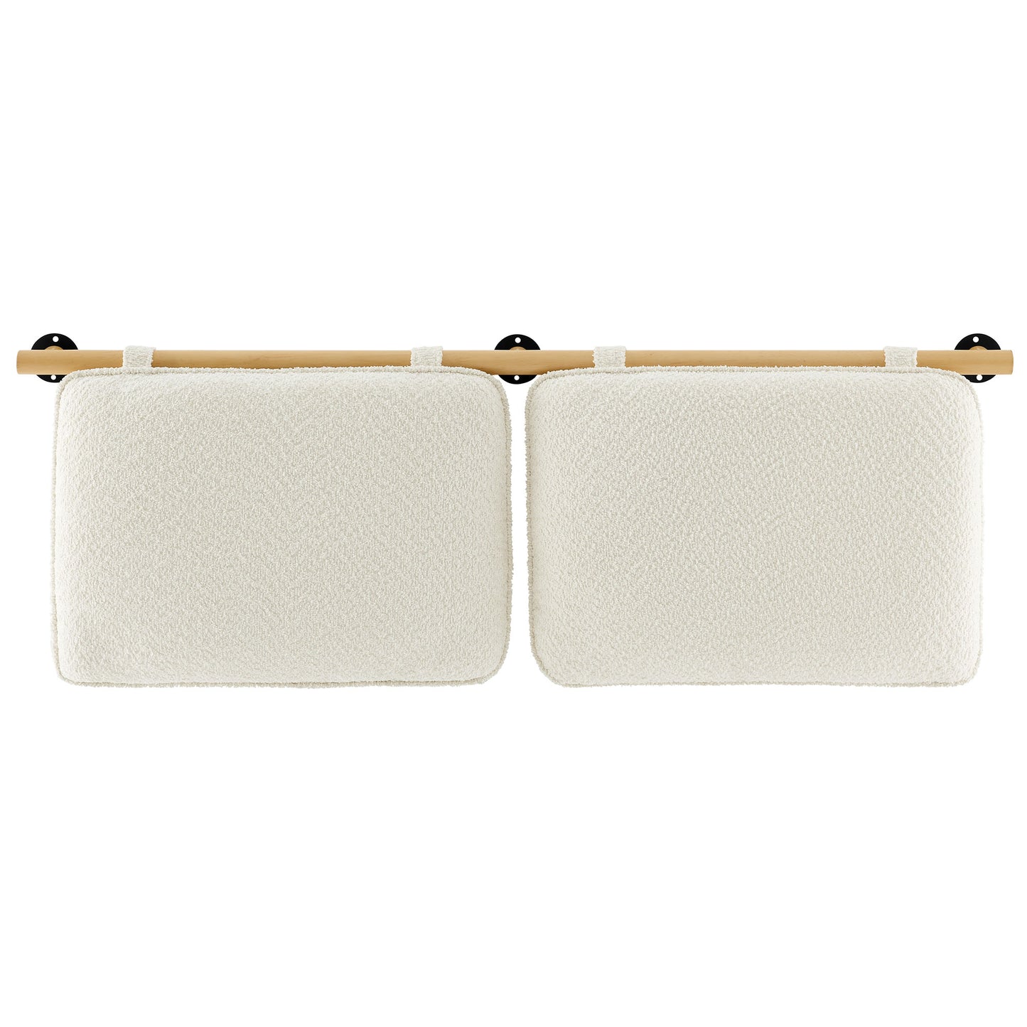 Anela Wall-Mounted Chenille Upholstered King Size Headboard by Modway | Headboards | Modishstore - 3