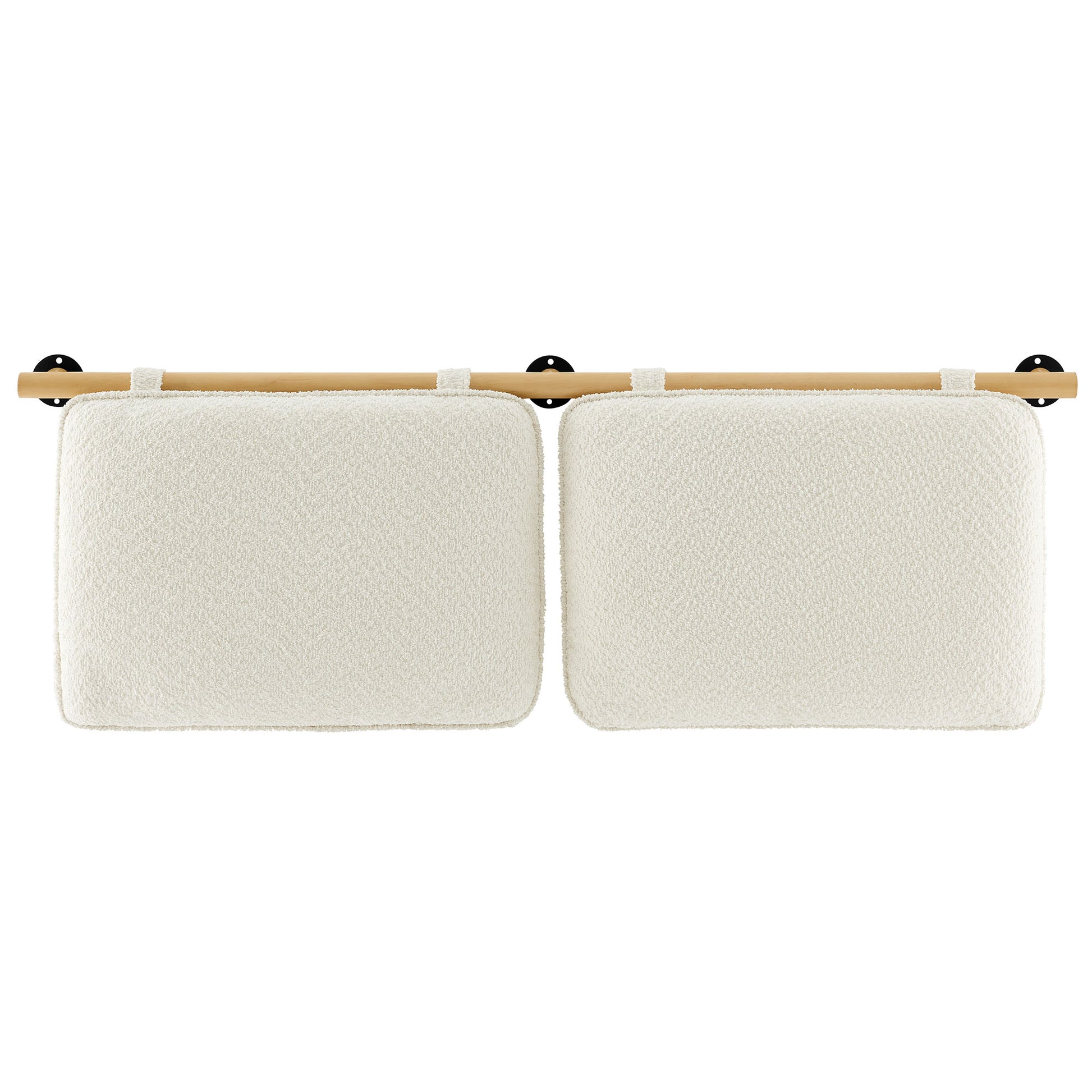 Anela Wall-Mounted Chenille Upholstered King Size Headboard by Modway | Headboards | Modishstore - 3