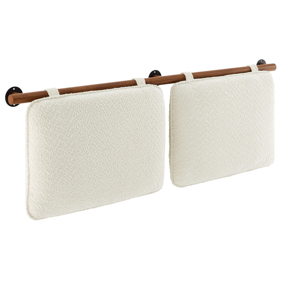 Anela Wall-Mounted Chenille Upholstered King Size Headboard by Modway | Headboards | Modishstore - 9