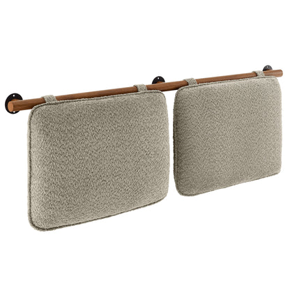 Anela Wall-Mounted Chenille Upholstered King Size Headboard by Modway | Headboards | Modishstore - 17