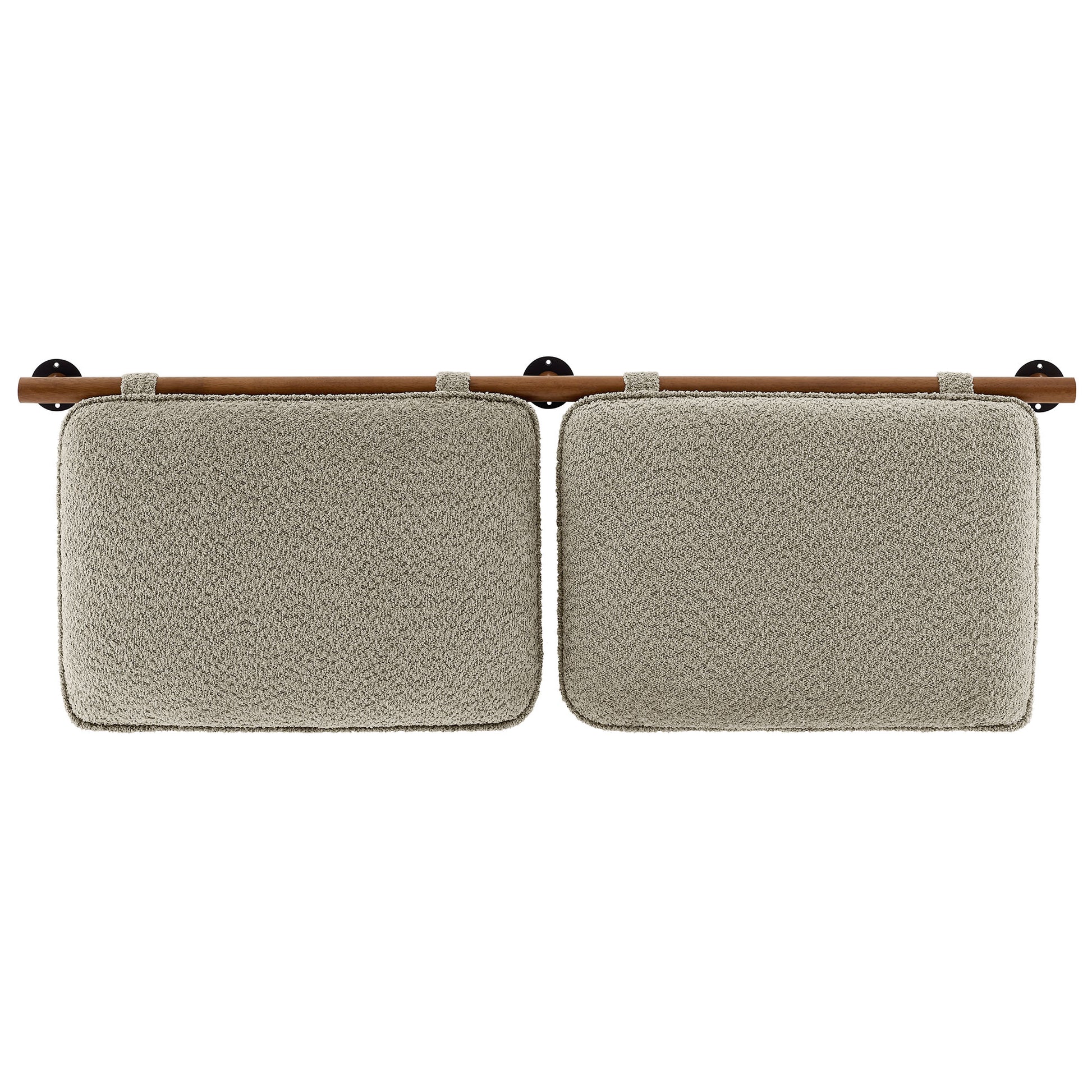 Anela Wall-Mounted Chenille Upholstered King Size Headboard by Modway | Headboards | Modishstore - 18