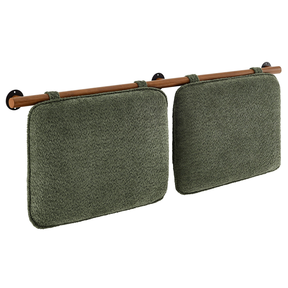Anela Wall-Mounted Chenille Upholstered King Size Headboard by Modway | Headboards | Modishstore - 25