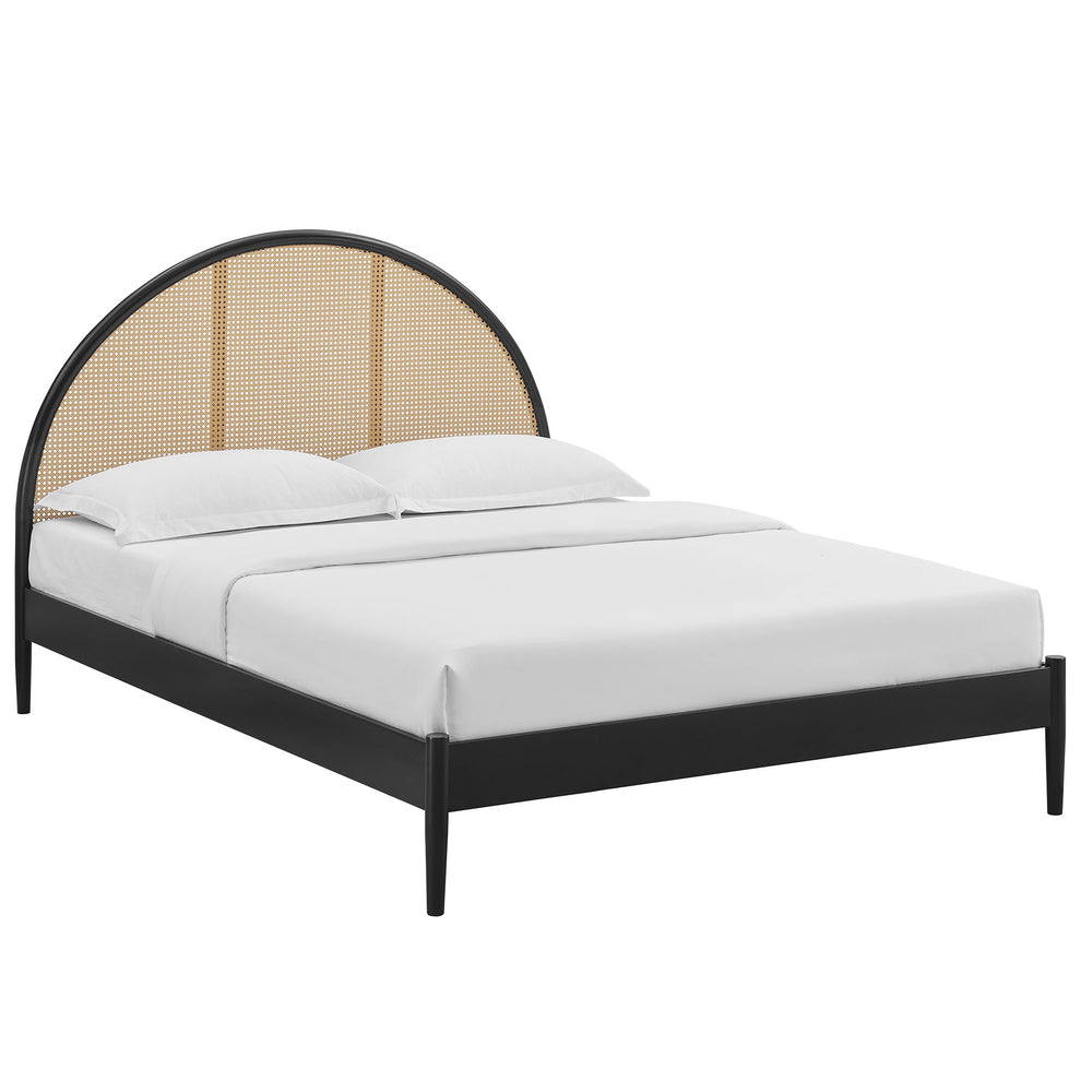 Odette Queen Arched Rattan Cane Platform Bed by Modway | Beds | Modishstore - 2