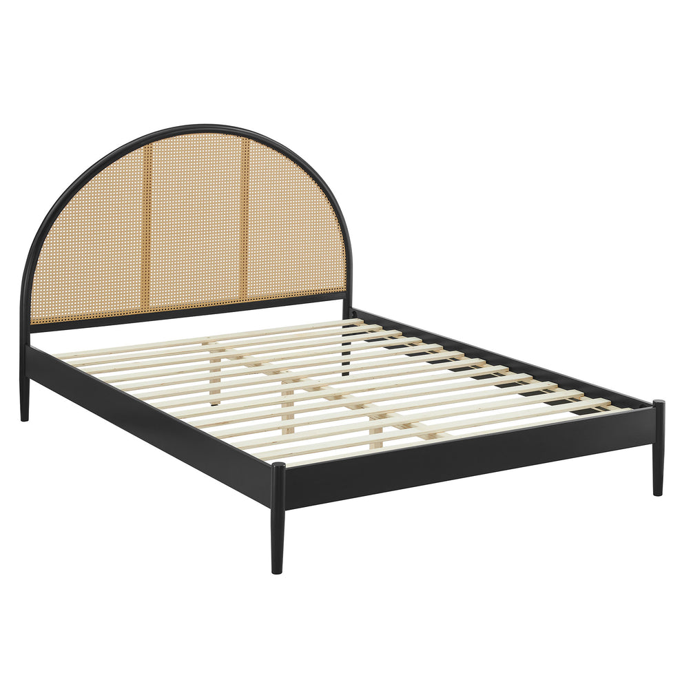 Odette Queen Arched Rattan Cane Platform Bed by Modway | Beds | Modishstore - 3