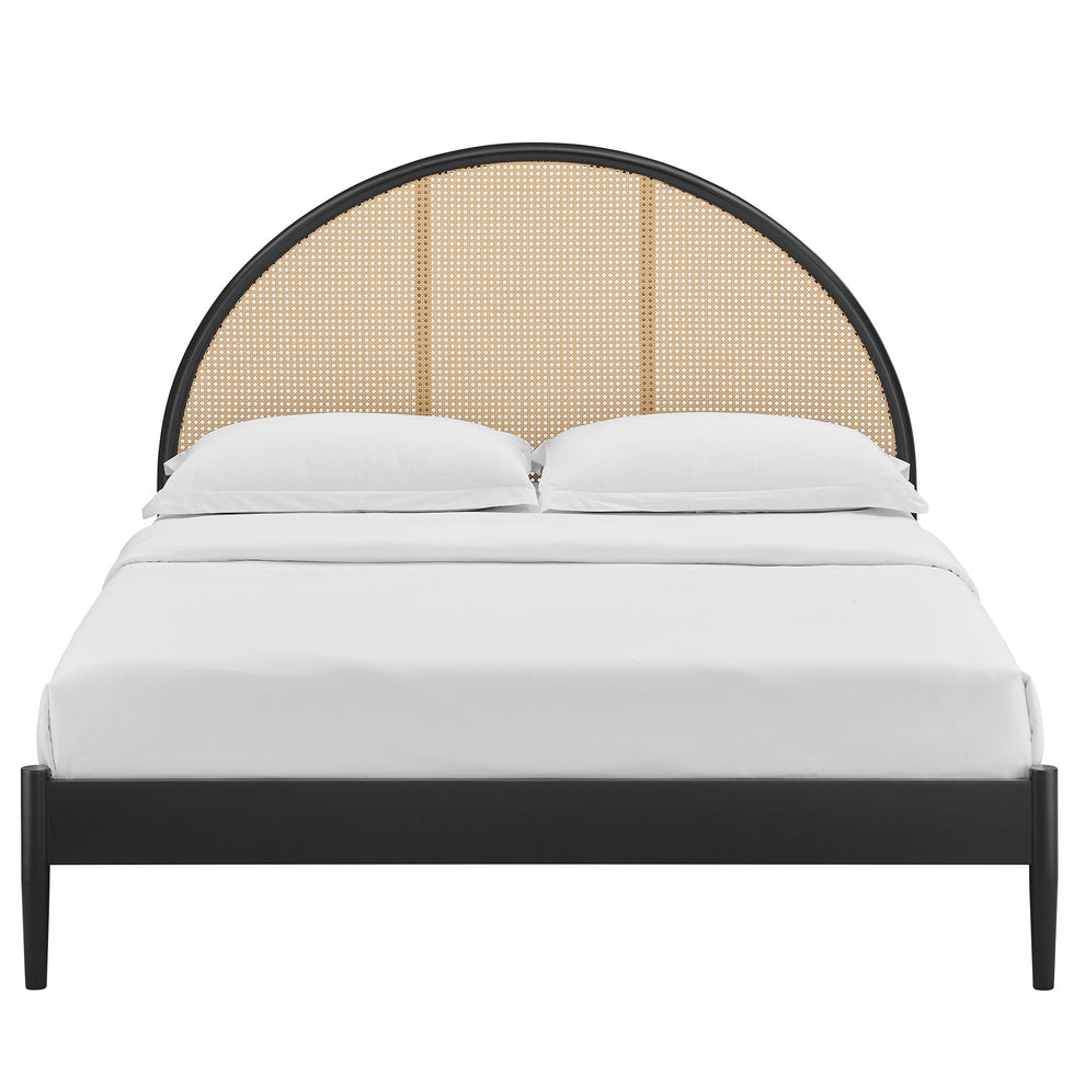 Odette Queen Arched Rattan Cane Platform Bed by Modway | Beds | Modishstore - 5