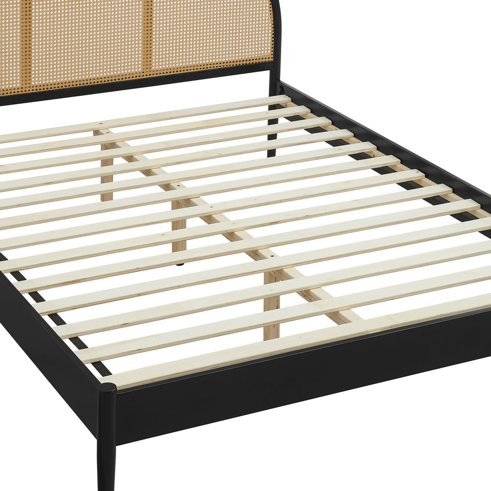 Odette Queen Arched Rattan Cane Platform Bed by Modway | Beds | Modishstore - 6