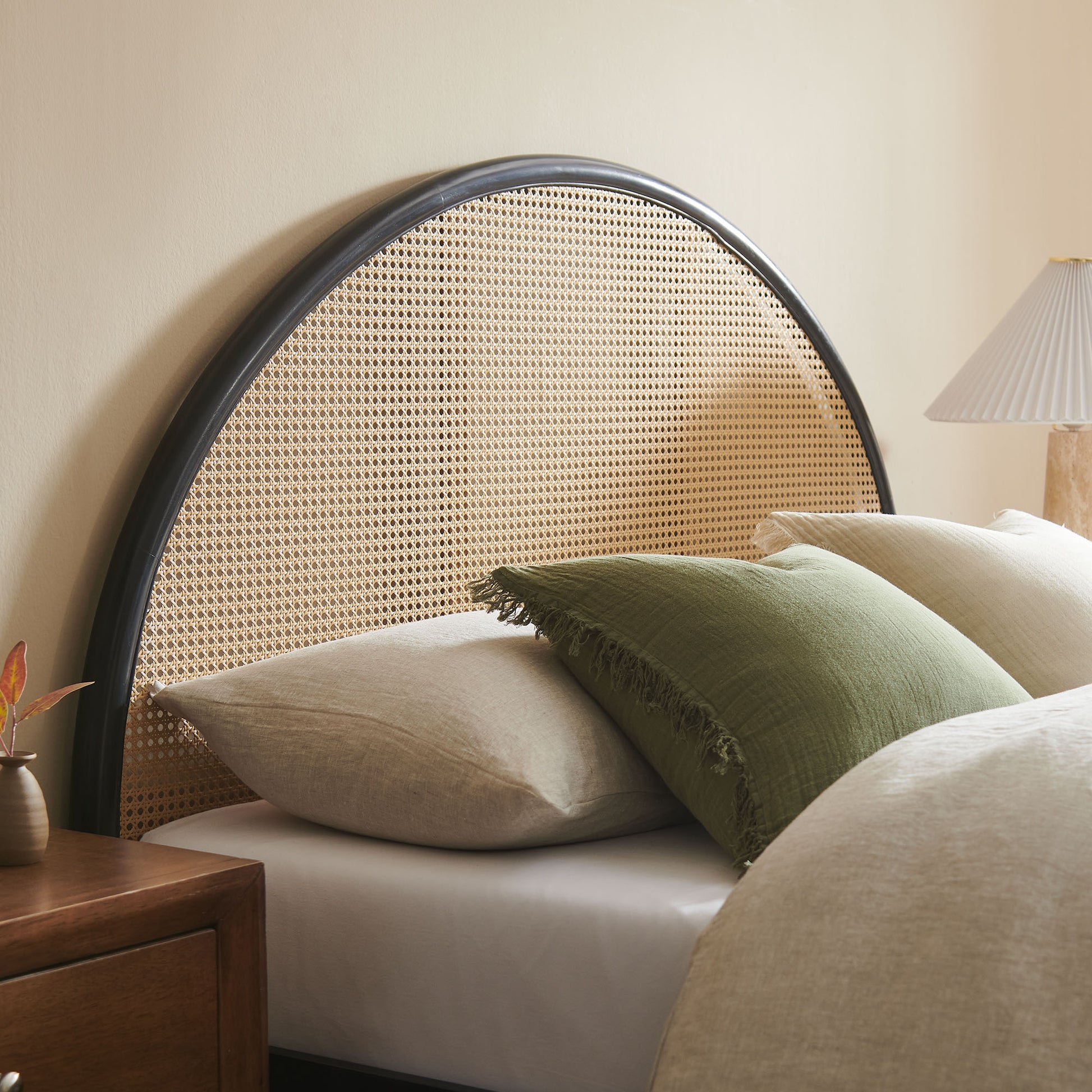 Odette Queen Arched Rattan Cane Platform Bed by Modway | Beds | Modishstore - 1