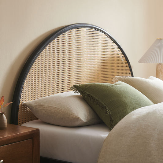 Odette Queen Arched Rattan Cane Platform Bed by Modway | Beds | Modishstore - 1