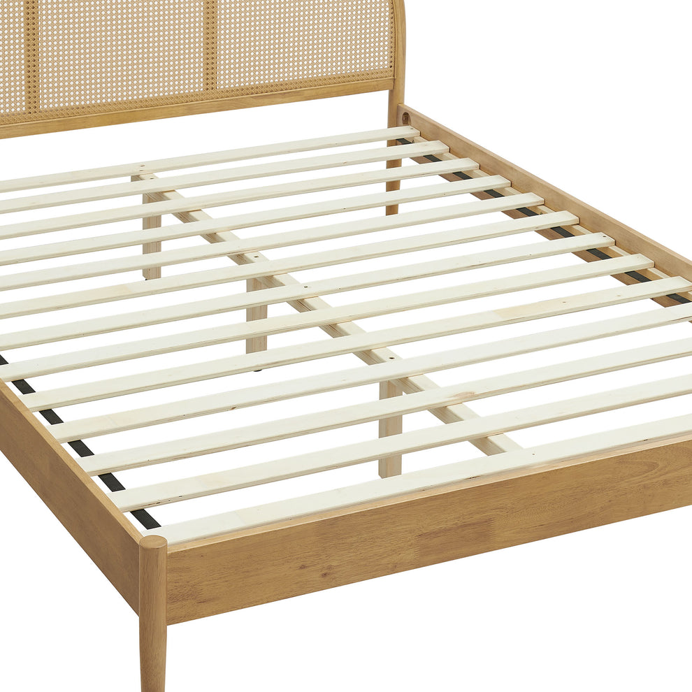 Odette Queen Arched Rattan Cane Platform Bed by Modway | Beds | Modishstore - 15