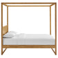 Alva King Wood Canopy Platform Bed by Modway | Beds | Modishstore - 4