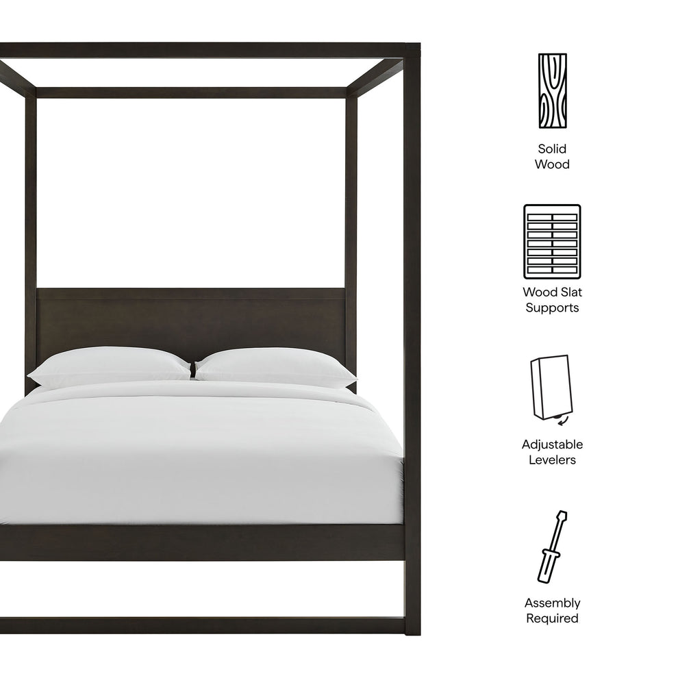Alva King Wood Canopy Platform Bed by Modway | Beds | Modishstore - 19