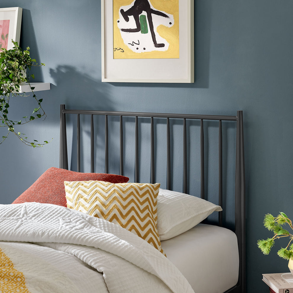 Adair Spindle Metal Twin Platform Bed by Modway | Beds | Modishstore - 7