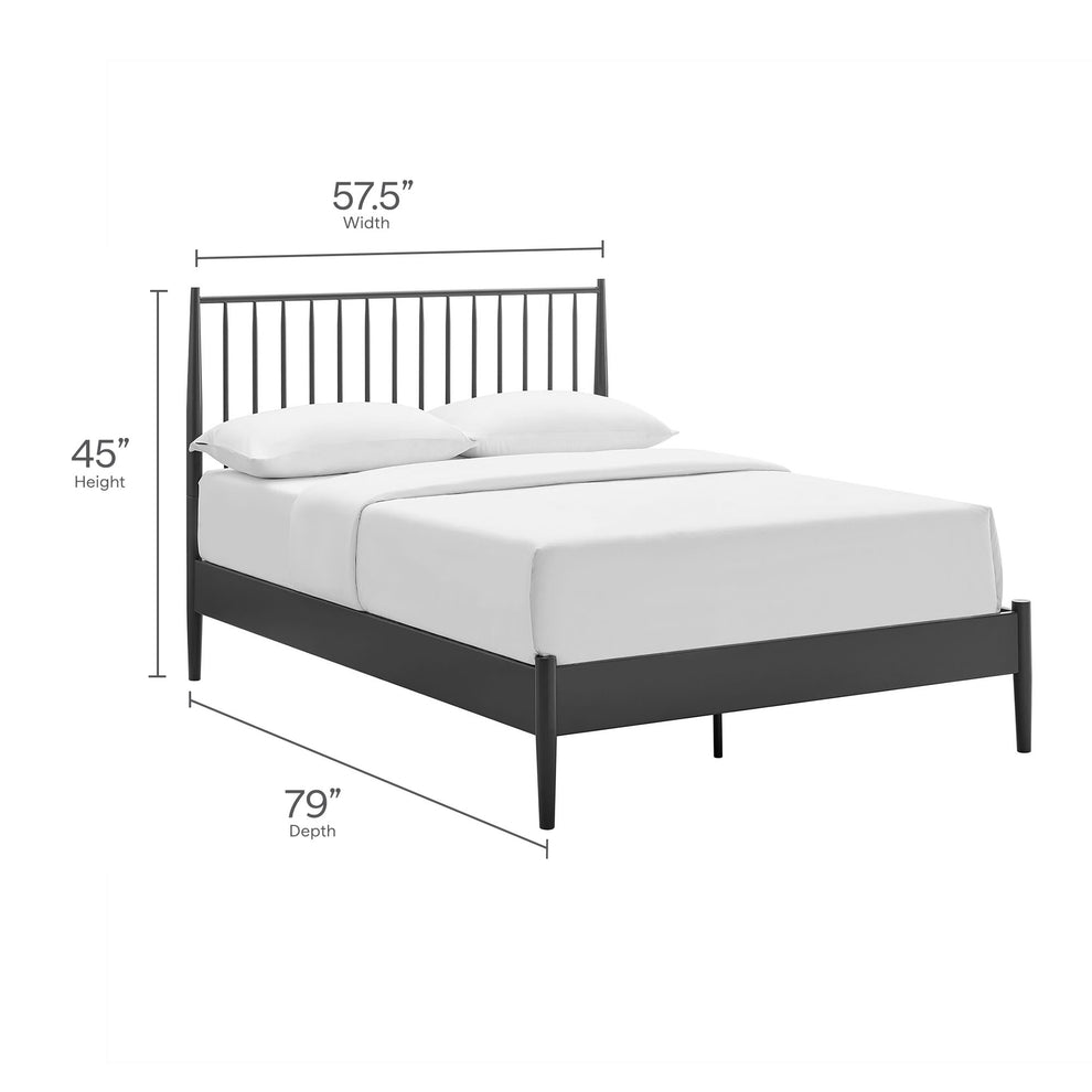 Adair Spindle Metal Full Platform Bed by Modway | Beds | Modishstore - 9