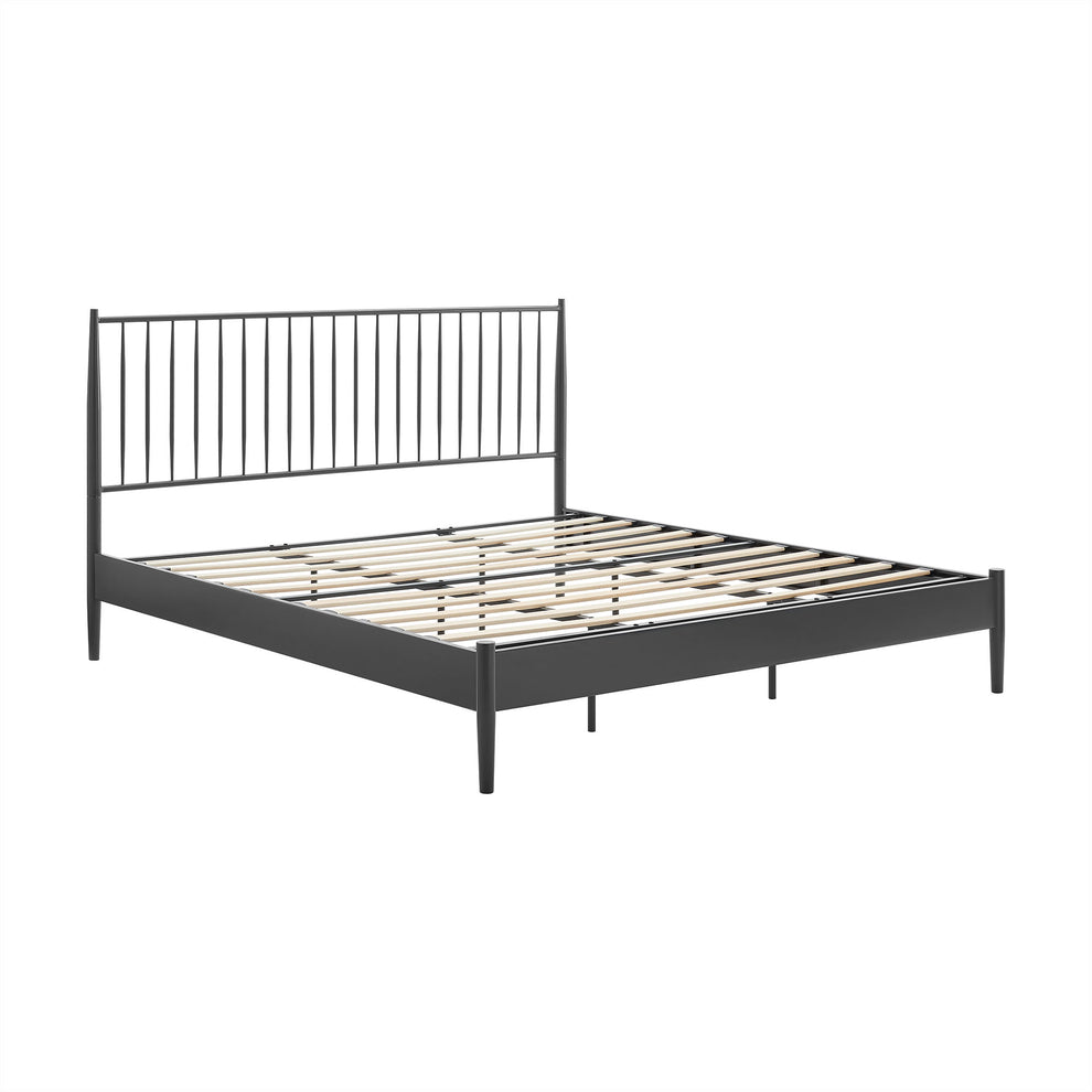 Adair Spindle Metal Queen Platform Bed by Modway | Beds | Modishstore - 10