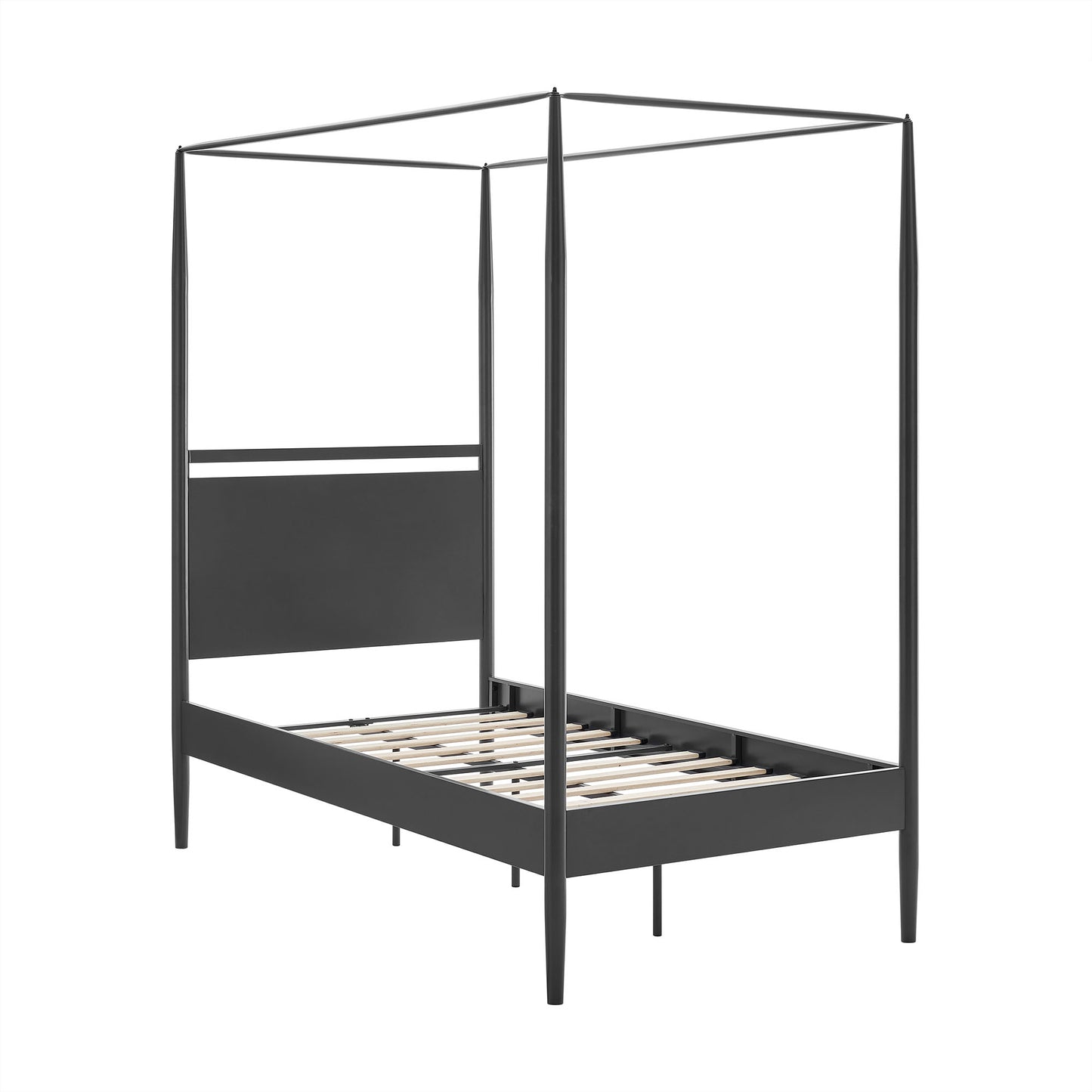 Marlowe 4-Poster Canopy Metal Twin Platform Bed by Modway | Beds | Modishstore - 5