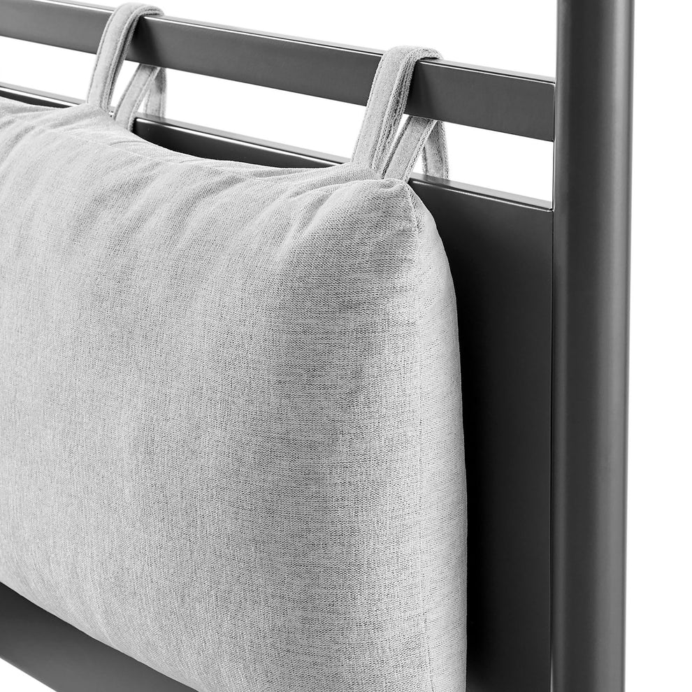 Marlowe 4-Poster Canopy Metal Twin Platform Bed by Modway | Beds | Modishstore - 7
