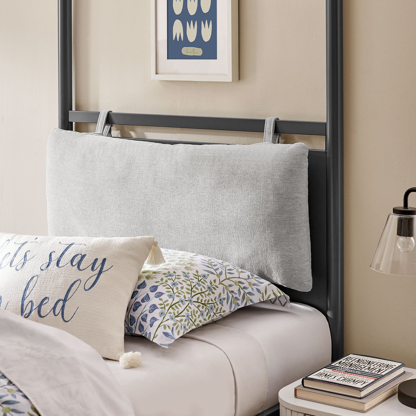 Marlowe 4-Poster Canopy Metal Twin Platform Bed by Modway | Beds | Modishstore - 8
