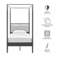 Marlowe 4-Poster Canopy Metal Twin Platform Bed by Modway | Beds | Modishstore - 9