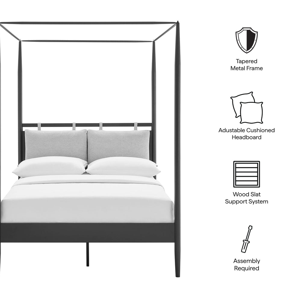 Marlowe 4-Poster Canopy Metal Full Platform Bed by Modway | Beds | Modishstore - 9