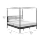 Marlowe 4-Poster Canopy Metal King Platform Bed by Modway | Beds | Modishstore - 10