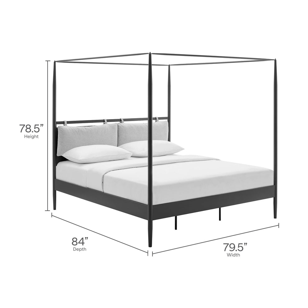 Marlowe 4-Poster Canopy Metal King Platform Bed by Modway | Beds | Modishstore - 10