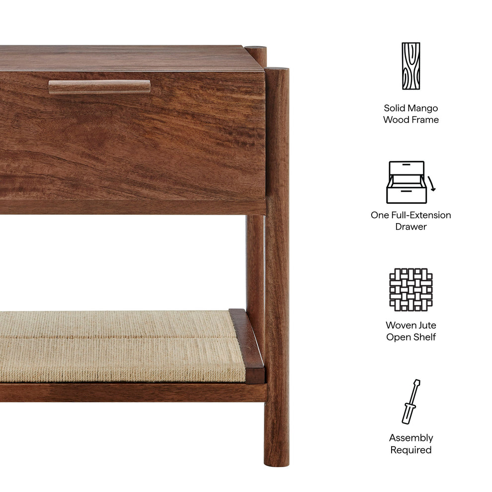 Oswin 1-Drawer Wood Nightstand by Modway | Nightstands | Modishstore - 10