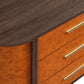 Coralie Curved 6-Drawer Vegan Leather Oval Dresser by Modway