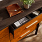 Coralie Curved 6-Drawer Vegan Leather Oval Dresser by Modway