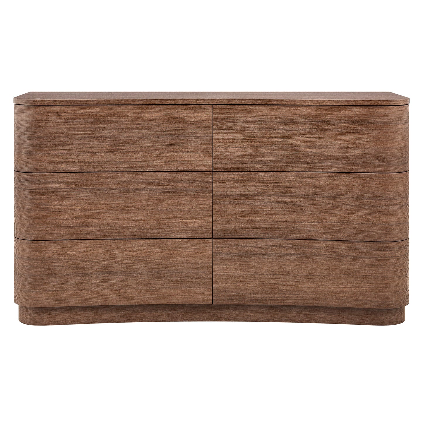 Mirae 6-Drawer Curved Dresser by Modway
