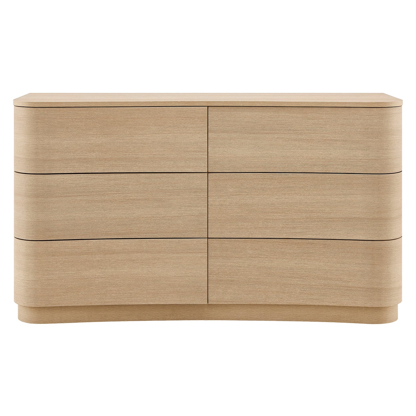 Mirae 6-Drawer Curved Dresser by Modway